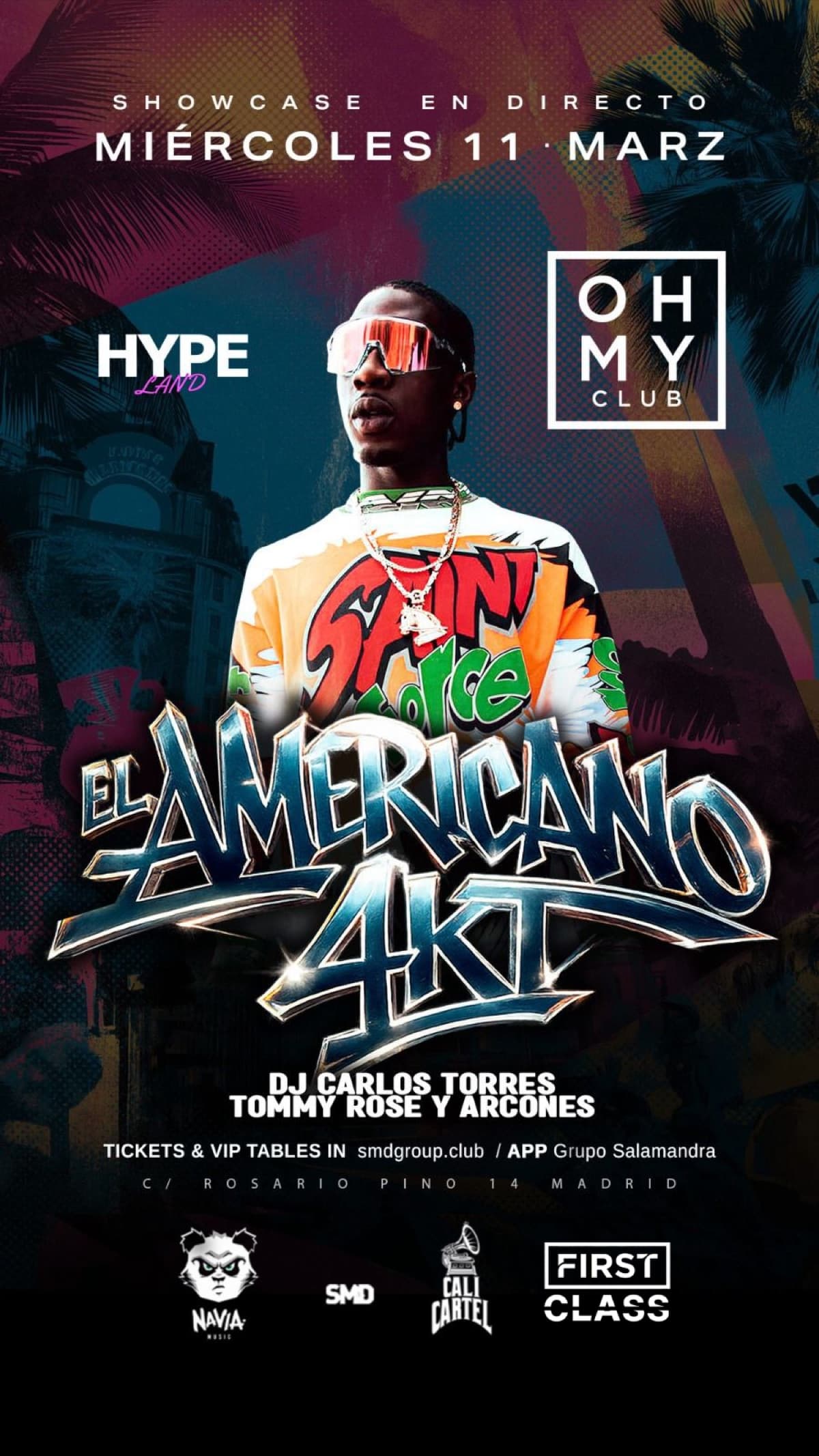 EL AMERICANO 4KT — 11 Marzo 2026 · Oh My Club · Madrid