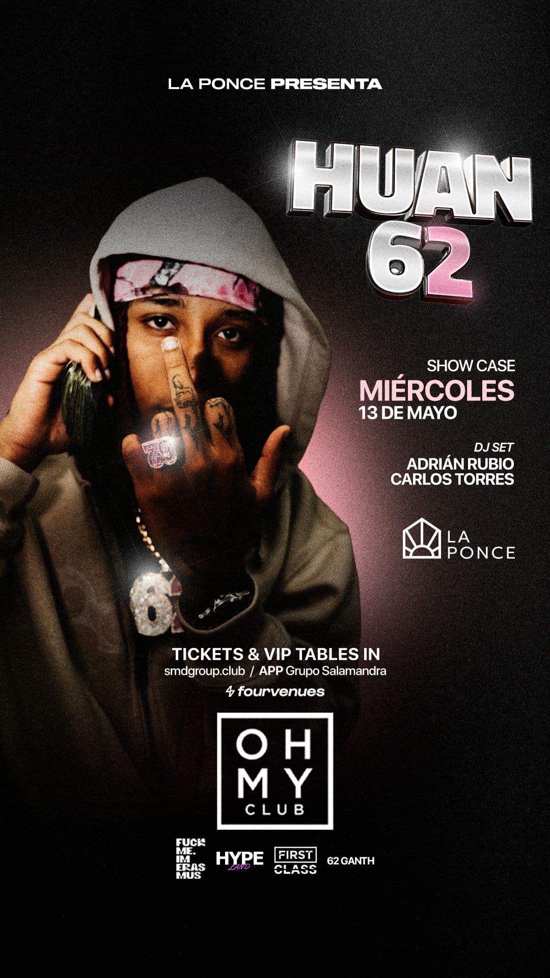 HUAN62 — 13 Mayo 2026 · Oh My Club · Madrid