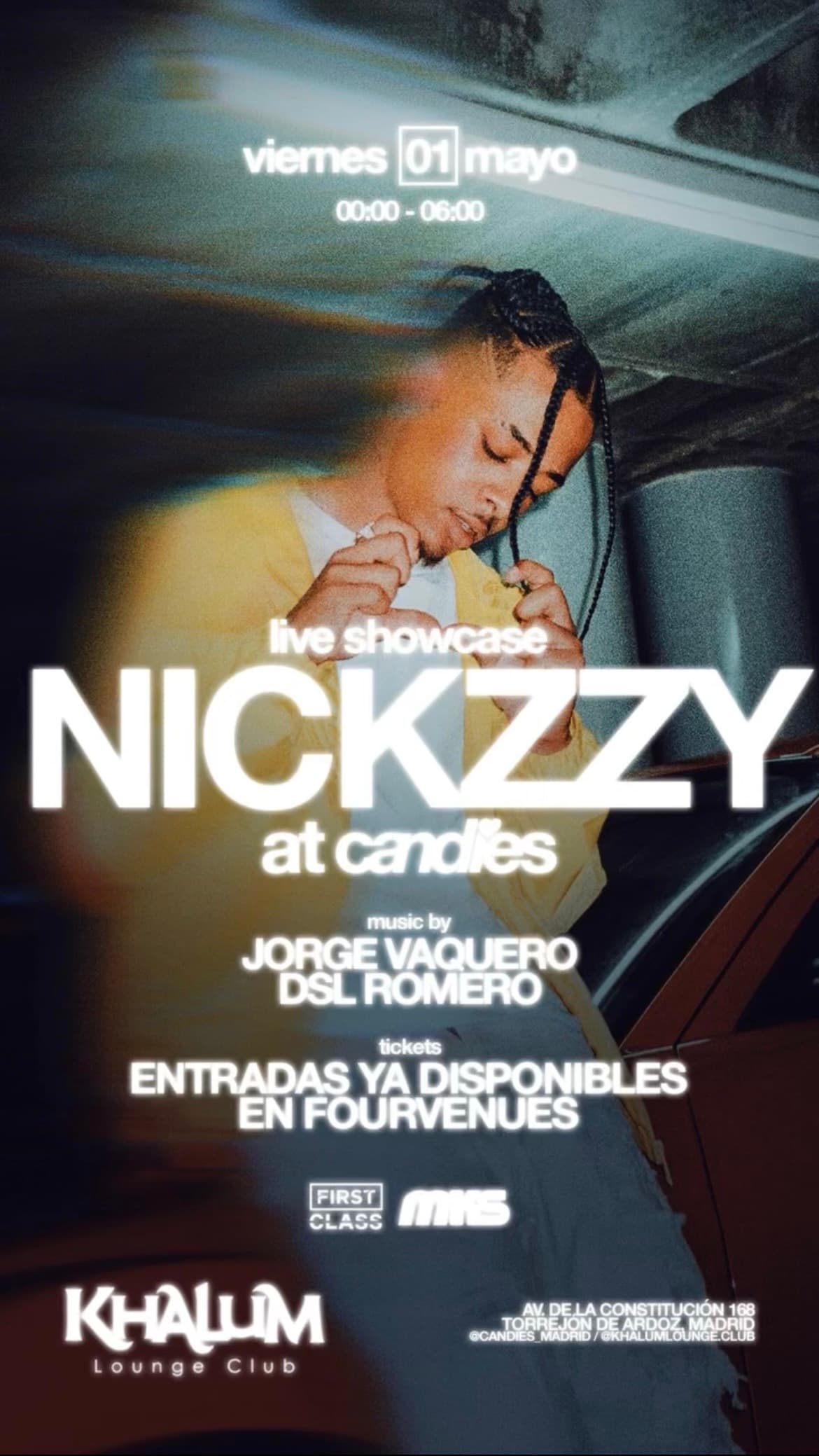 NICKZZY — 1 Mayo 2026 · Khalum Torrejón · Torrejón de Ardoz